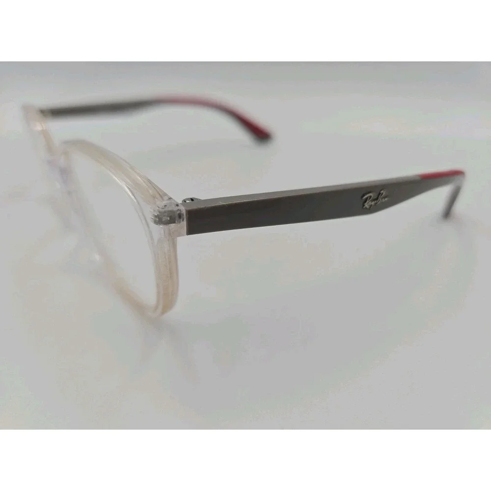 Ray-Ban Junior RB 1598 3832 Clear Grey Red Eyeglass (Frames Only)‎ 47-16 130